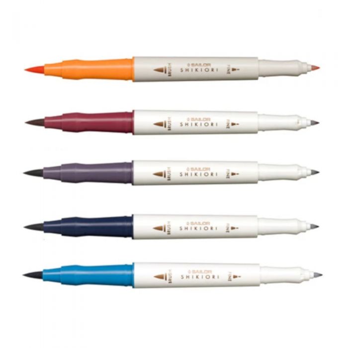Shikiori Four Seasons Brush Pens - Set of 5 or 20
