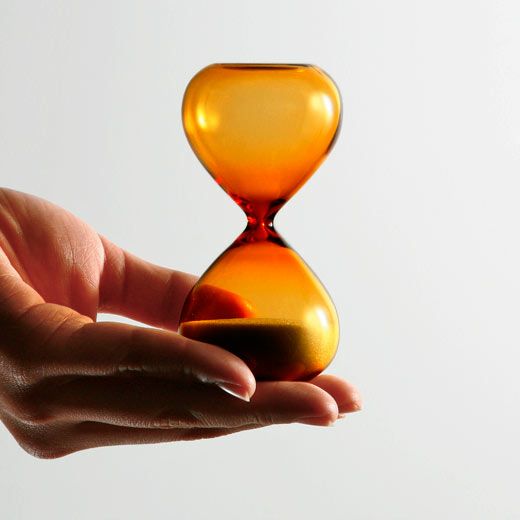 Glass Hourglass