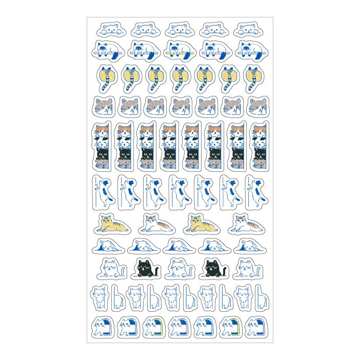 Sticker Sheet - Peeping Cats