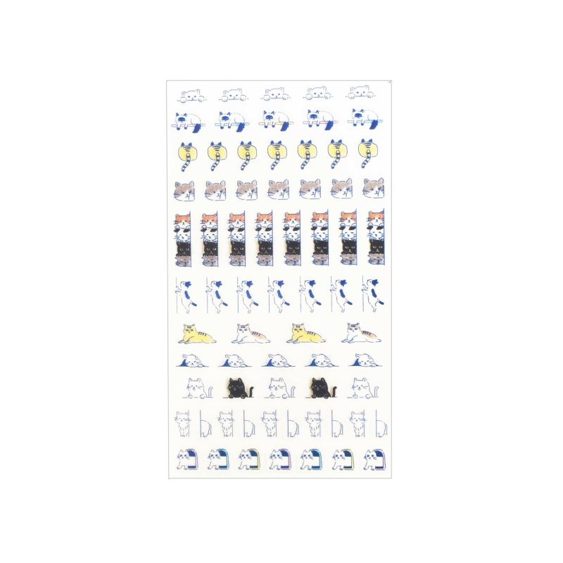 Sticker Sheet - Peeping Cats