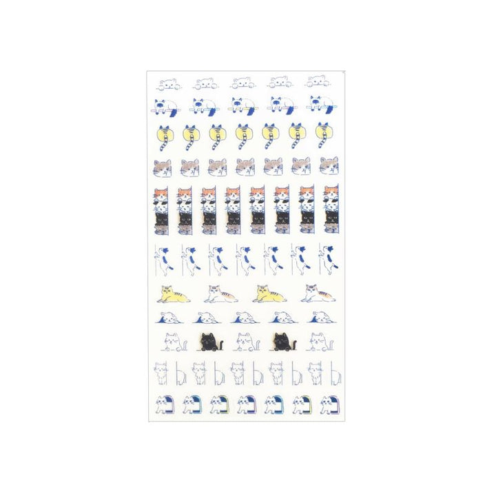 Sticker Sheet - Peeping Cats