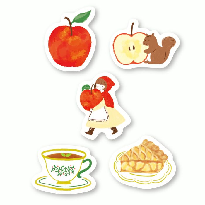 Sticker Flakes - Apple Shop