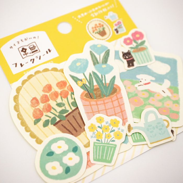 Sticker Flakes - Gardening