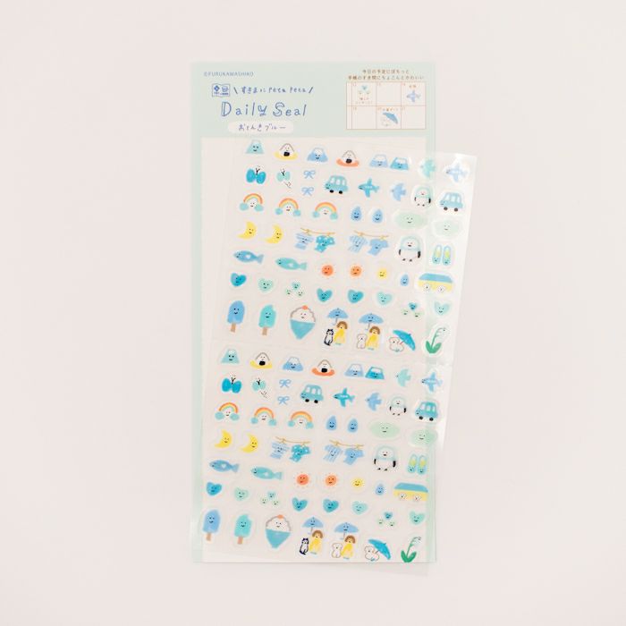 Daily Seal Sticker Sheet - Weather (Blue Edition)