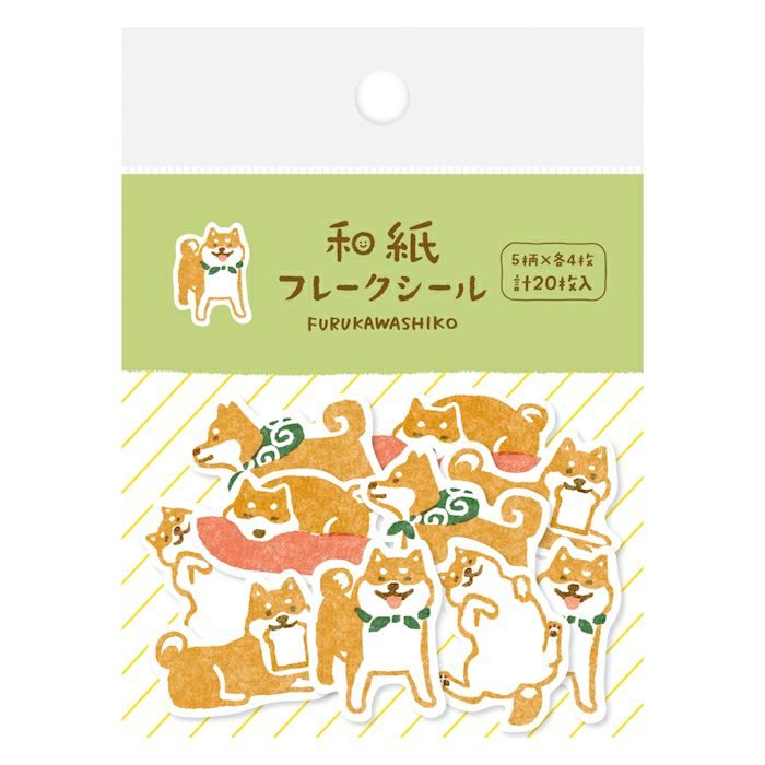 Sticker Flakes - Shiba Inu