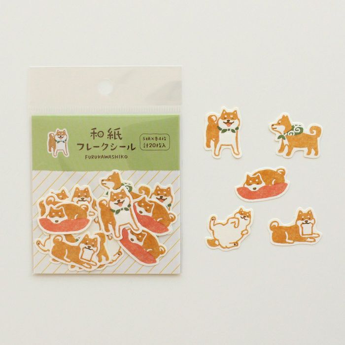 Sticker Flakes - Shiba Inu