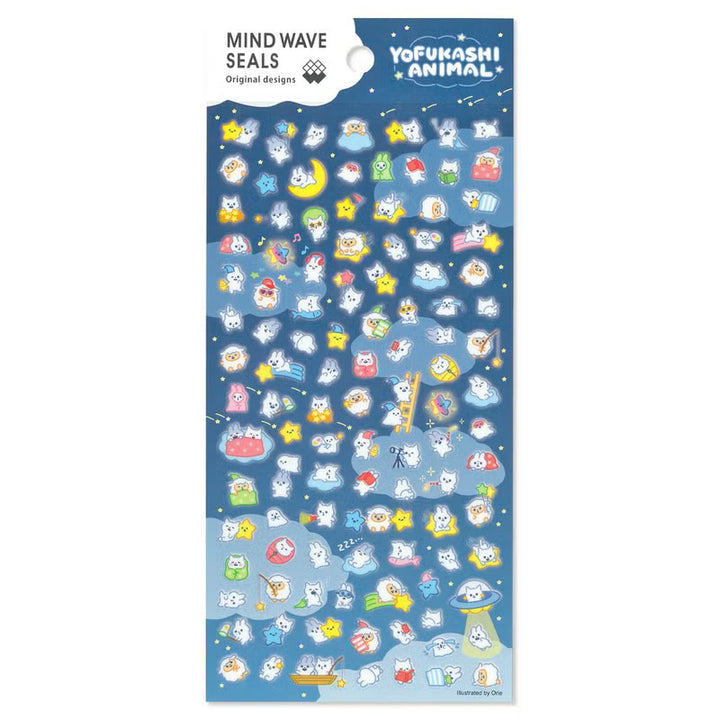 Sticker Sheet - Nocturnal Animals