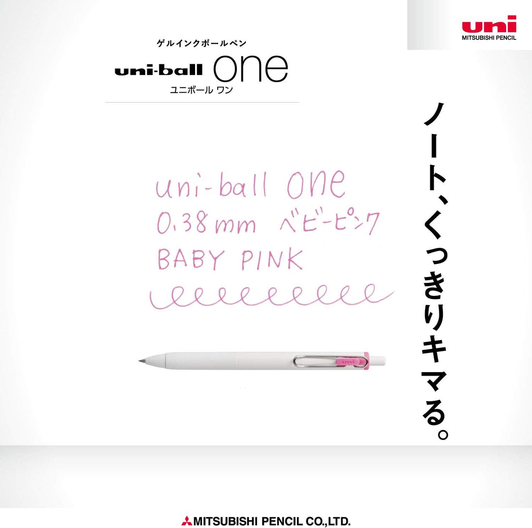 Uni-ball One Gel Pen - Single Pen - 0.38 / 0.5mm