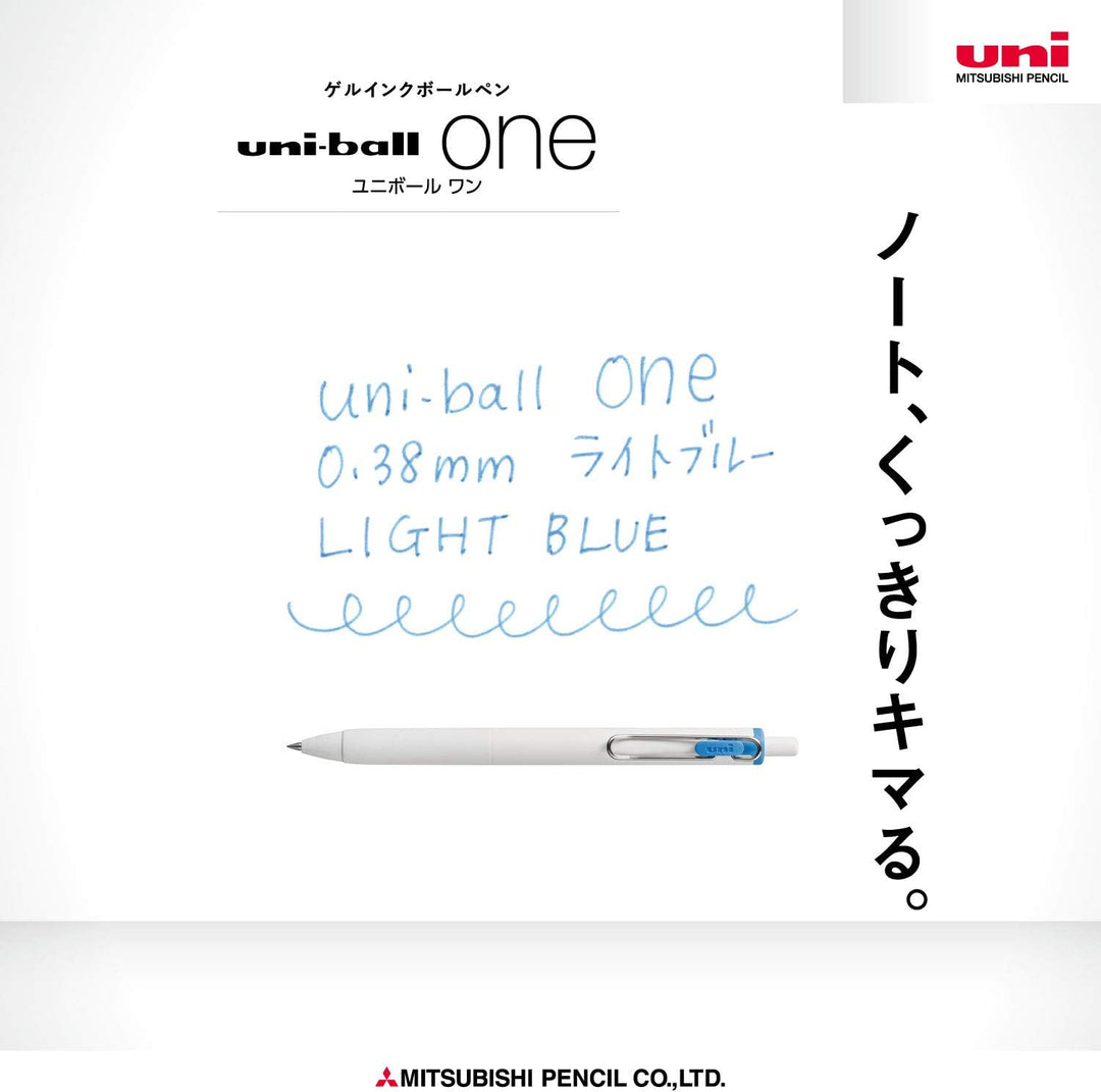 Uni-ball One Gel Pen - Single Pen - 0.38 / 0.5mm