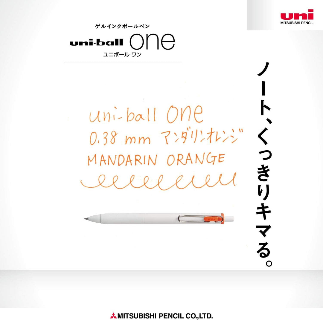 Uni-ball One Gel Pen - Single Pen - 0.38 / 0.5mm