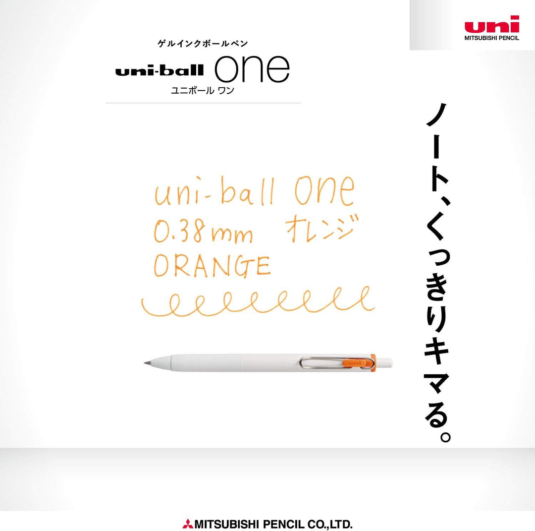 Uni-ball One Gel Pen - Single Pen - 0.38 / 0.5mm