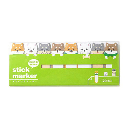 Sticky Note Markers - Shiba Inu Dogs