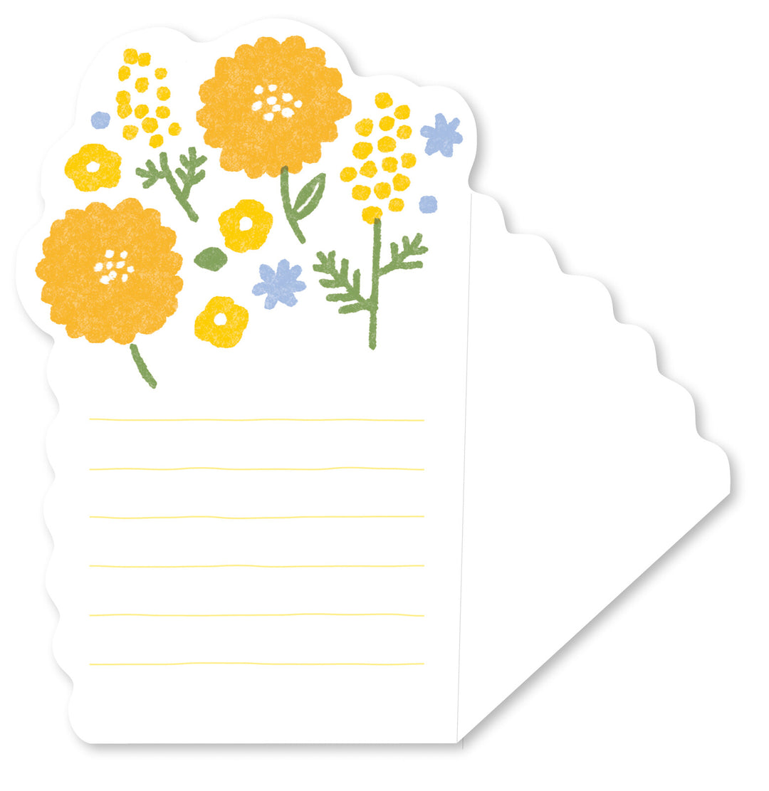 Flower Bouquet Letter Set - Dahlias