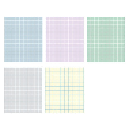 Masté Washi Sheets - Grid - Cool Tones