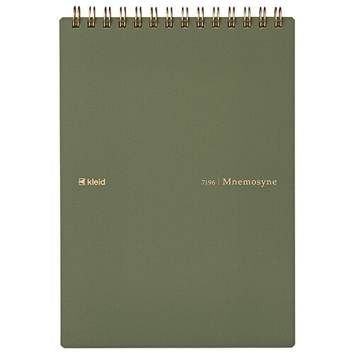 Mnemosyne × kleid - 2mm Olive Grid Notebook