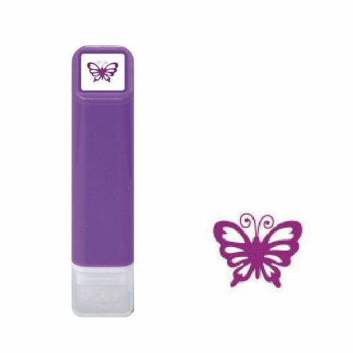 Mini Self-Inking Stamp - Purple - Butterfly