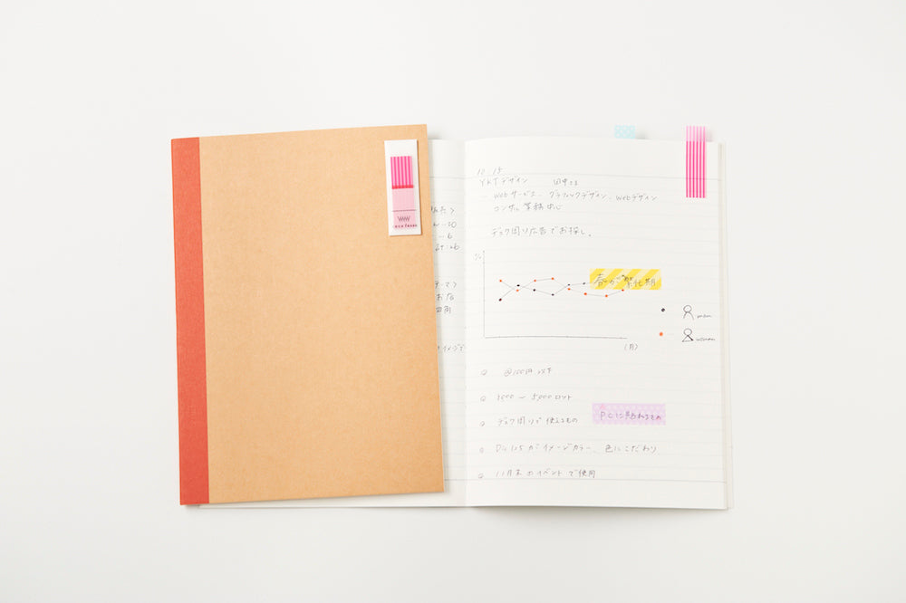 Coco Fusen Index Markers - Medium - Pattern Pink