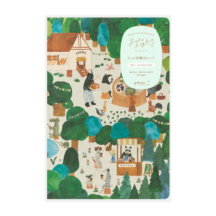 Yuru Log Notebook - B6 - Forest