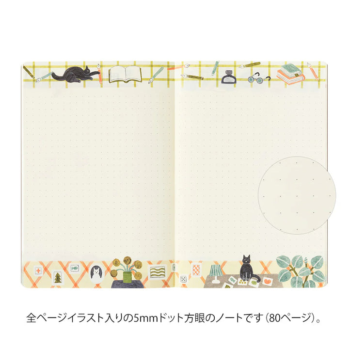 Yuru Log Notebook - B6 - Cat