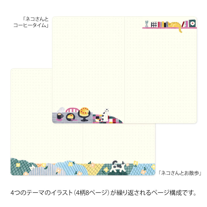 Yuru Log Notebook - B6 - Cat