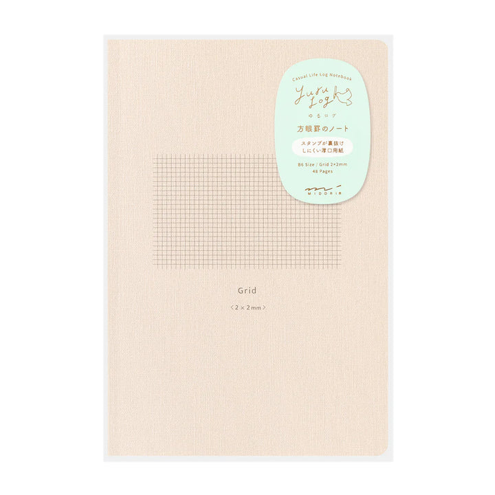 Yuru Log Notebook - B6 - Grid