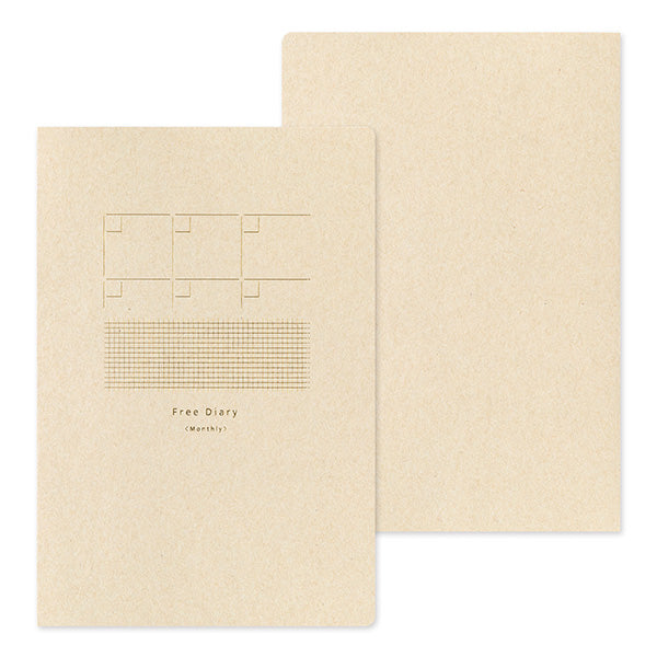 Yuru Log Notebook - B6 - 12 Month Planner