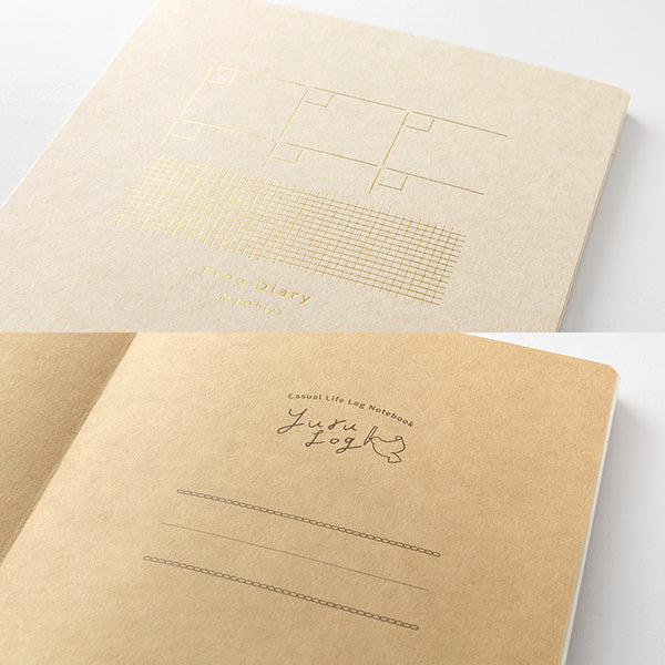 Yuru Log Notebook - B6 - 12 Month Planner