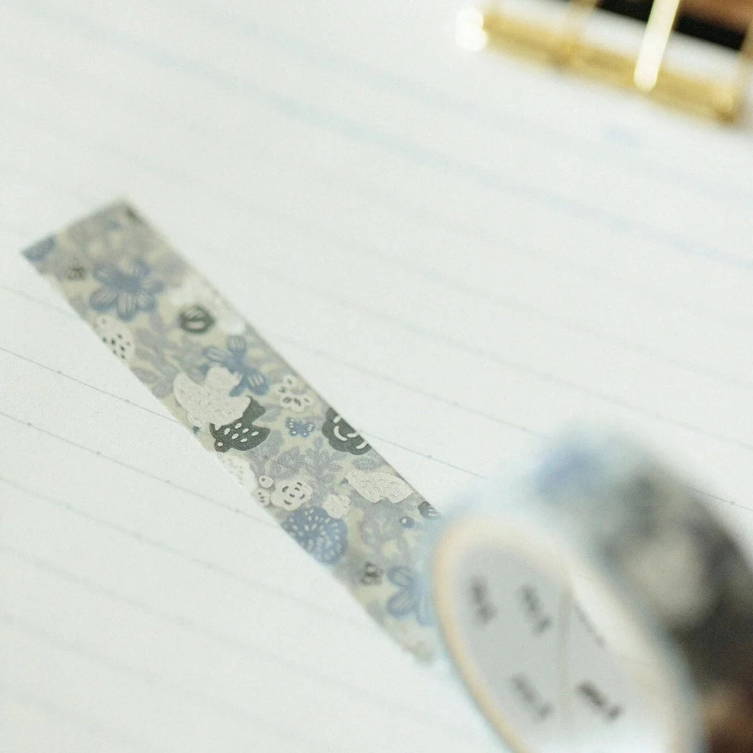 x SOU SOU - 15mm Roll of Tape - Foil Stamped Bird