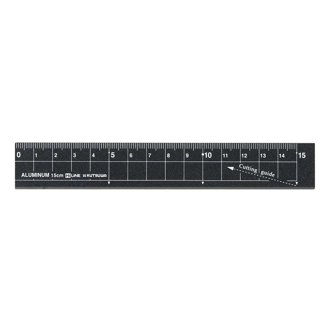 15cm Aluminum Ruler with Guides