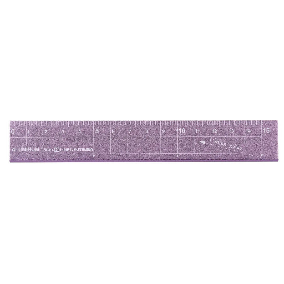 15cm Aluminum Ruler with Guides