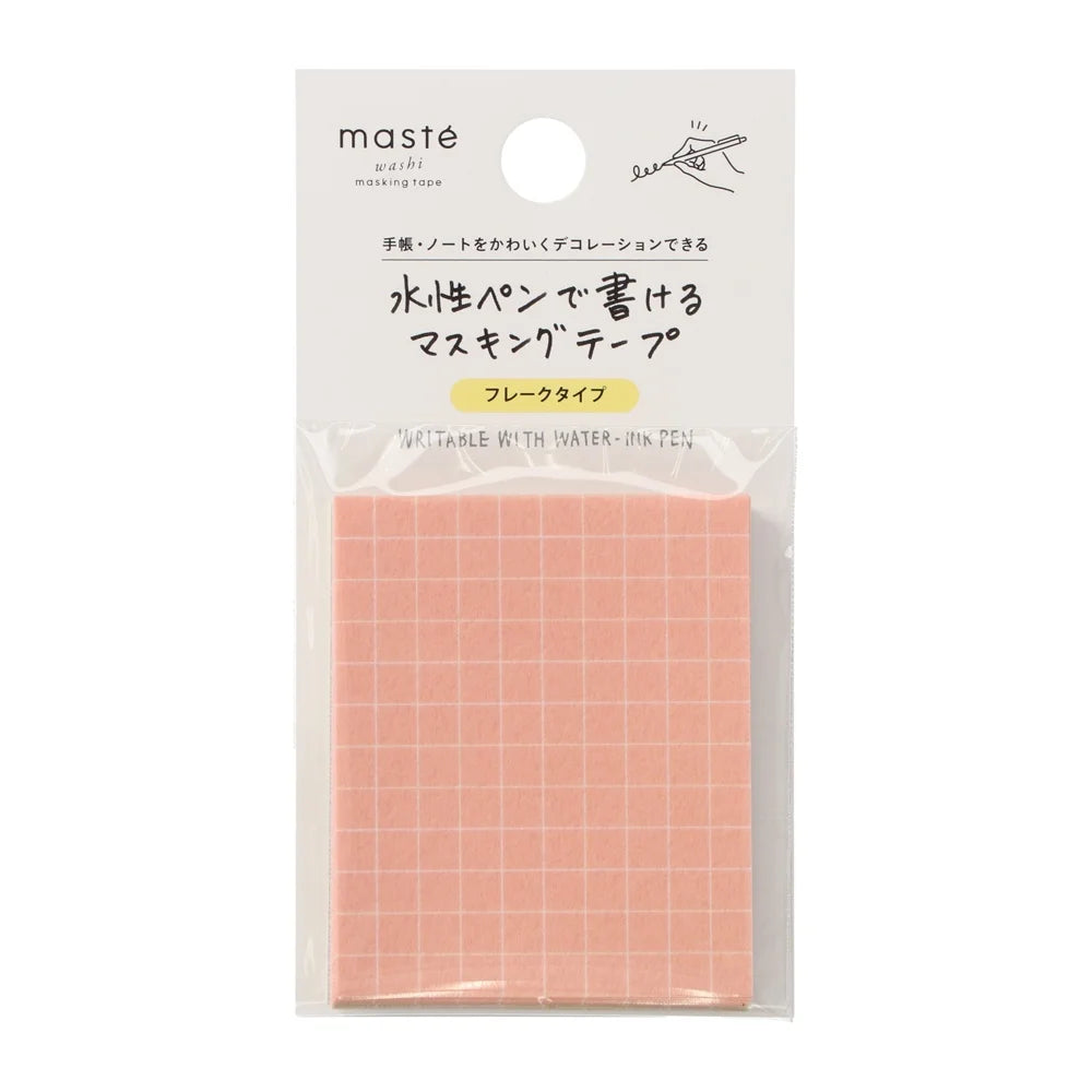 Masté Washi Sheets - Grid - Warm Tones