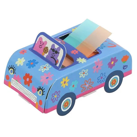 Car Box Sticky Note Markers - Bears