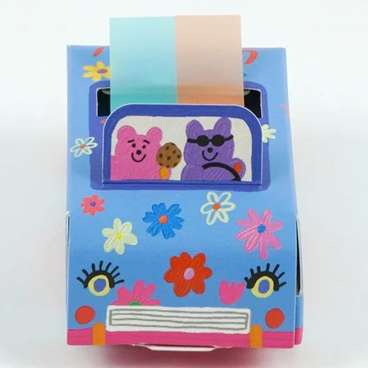 Car Box Sticky Note Markers - Bears