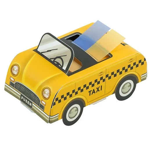 Car Box Sticky Note Markers - Taxi