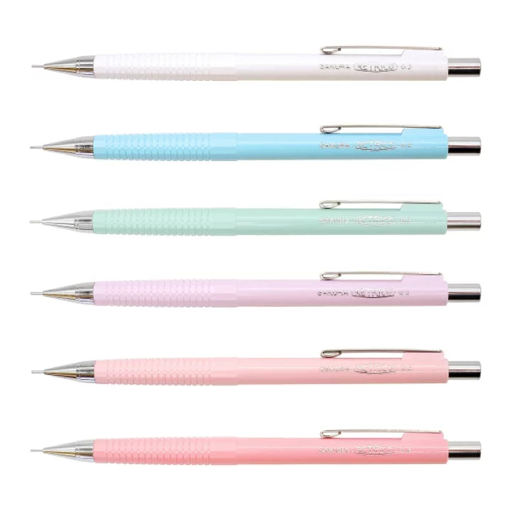 Retrico Mechanical Pencil - Pastel Colours