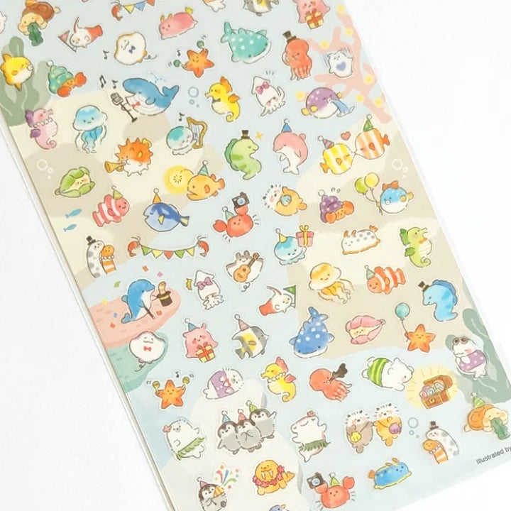 Sticker Sheet - Sea Party