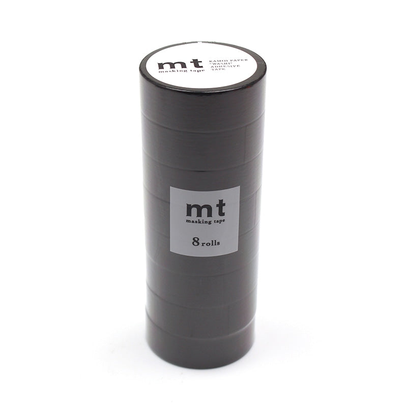 #tape-width_15mm #quantity_set-of-8
Black tape roll with 'mt' branding on a white background  #tape-width_15mm