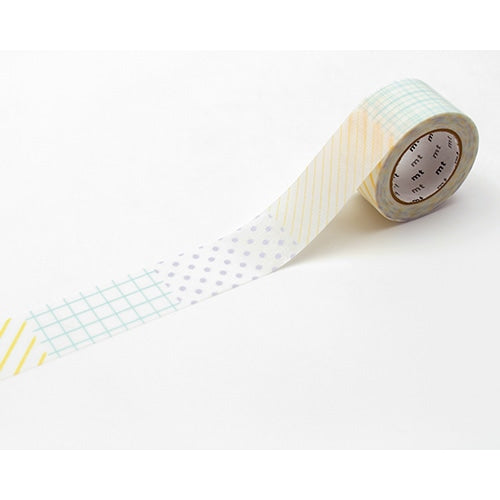 mt Kitchen Labelling Tape - Multi-pattern - Blue