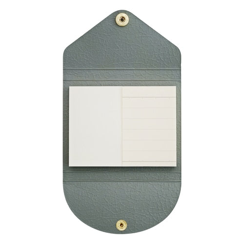 Enveloped Sticky Notes - Grey Cover with Plain & Lined Notes