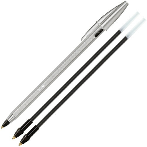 Cristal ReNew Re-Fillable Pen with 2 Refills