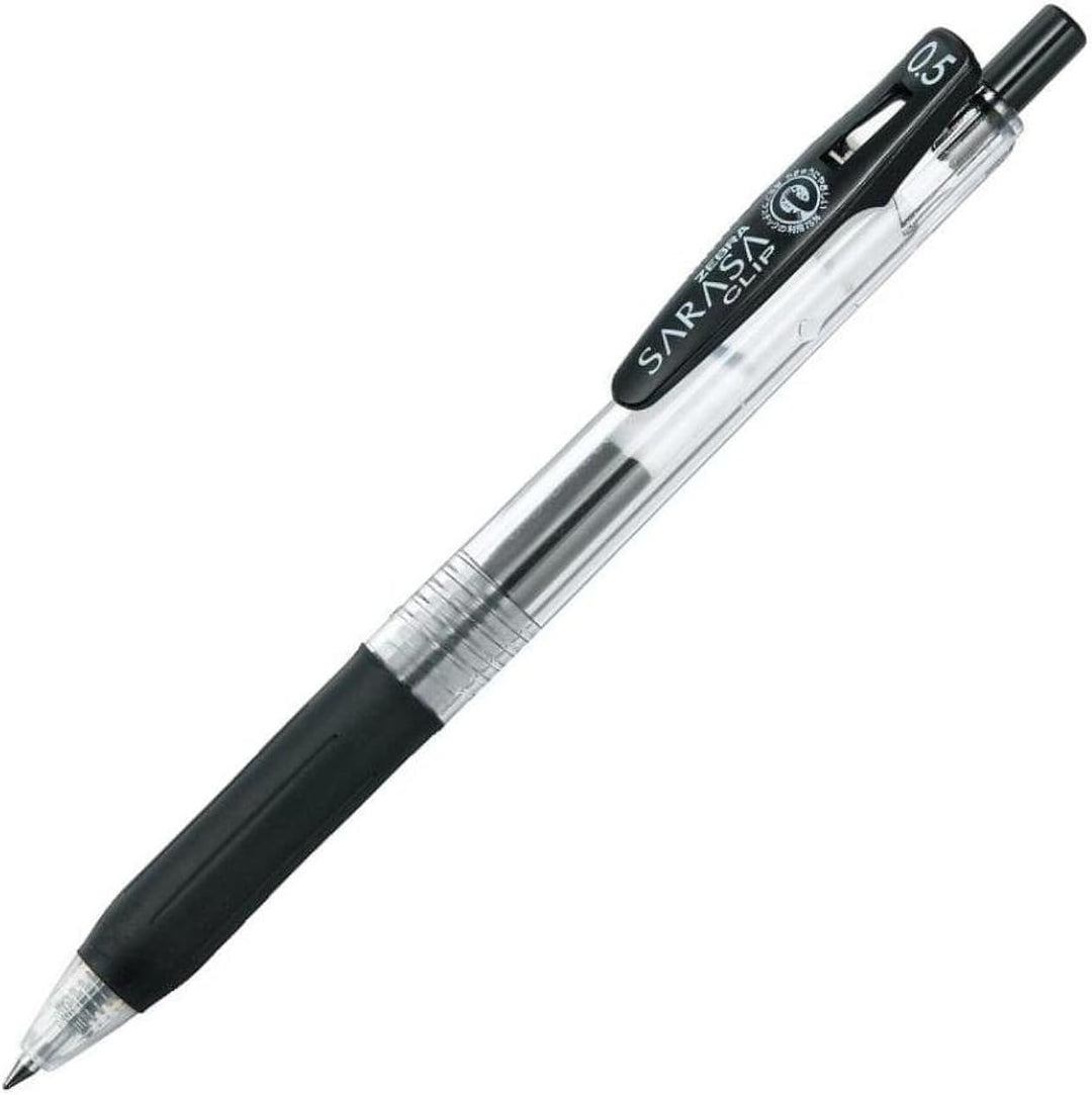 Sarasa Clip Retractable Gel Pen - Black