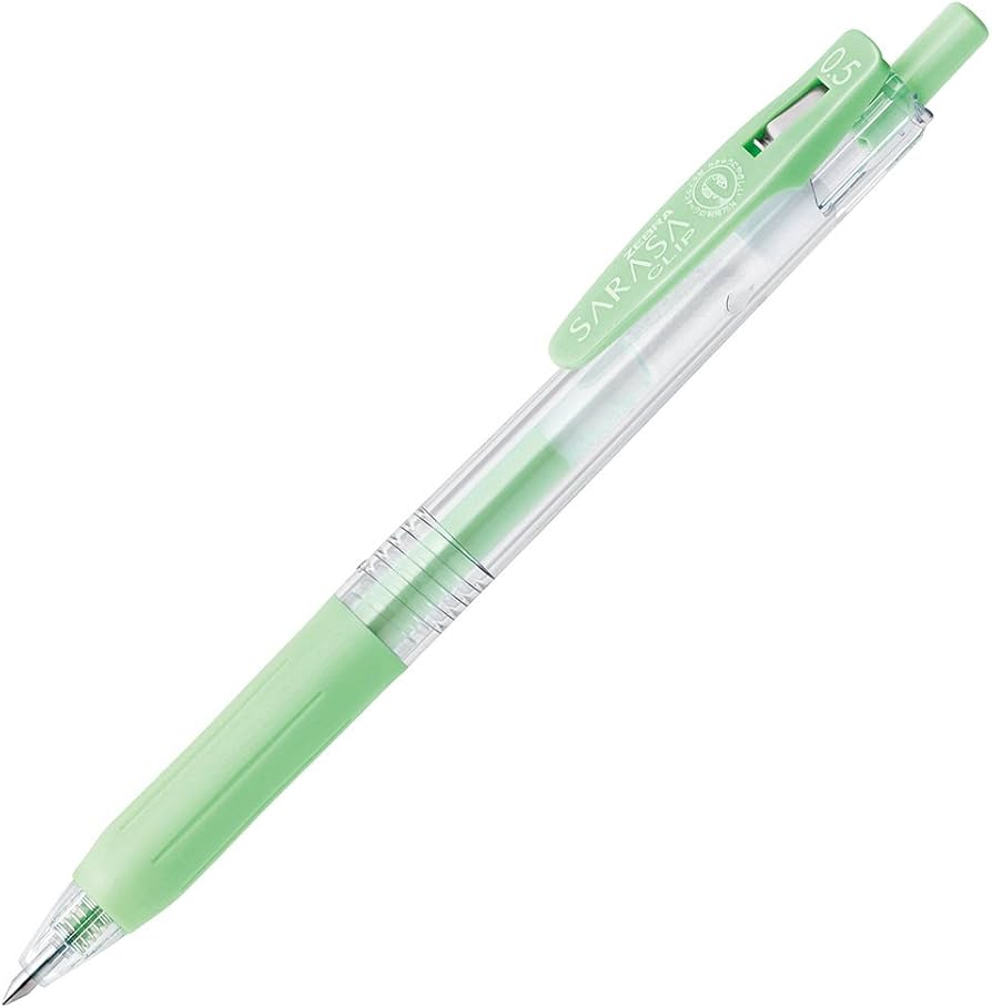 Sarasa Clip Retractable Gel Pens - Milk Pastels