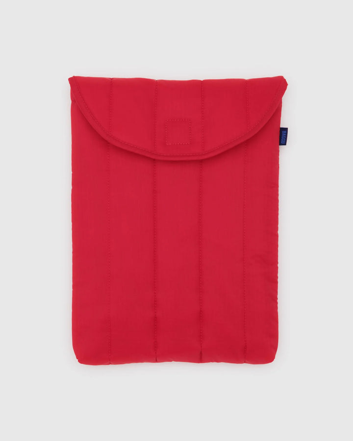 Puffy Laptop Sleeve 13" - Candy Apple Red