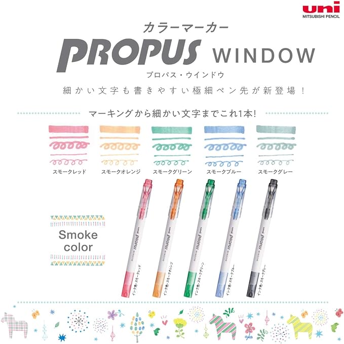 Propus Dual-Ended Window Highlighter - Smoke Series