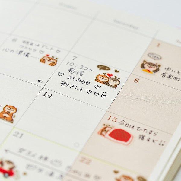 Schedule Stickers - Otters