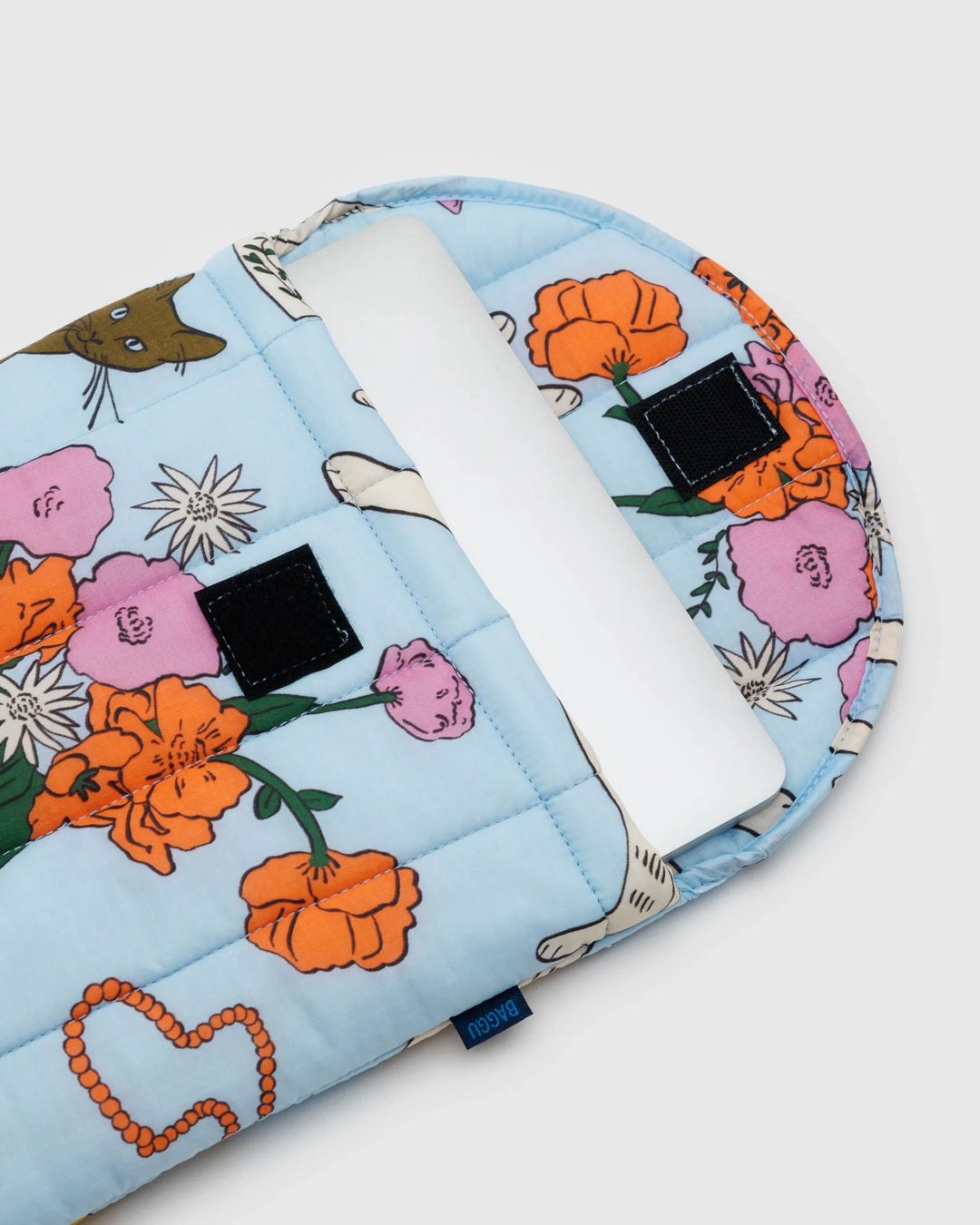 Puffy Laptop Sleeve 13" - Table Cats