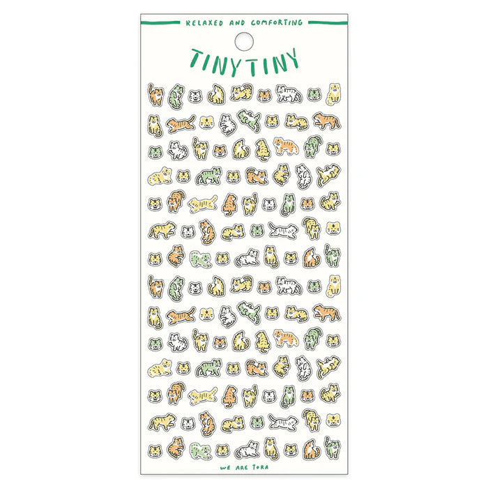 Tiny Tiny Sticker Sheet - Tiger (Tora)