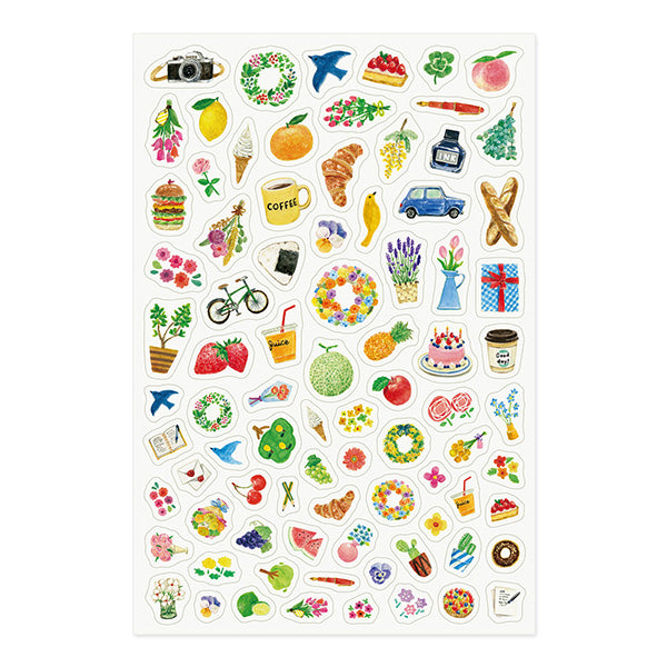 Yuru Log Planner Stickers - Daily Motifs (1 Sheet)