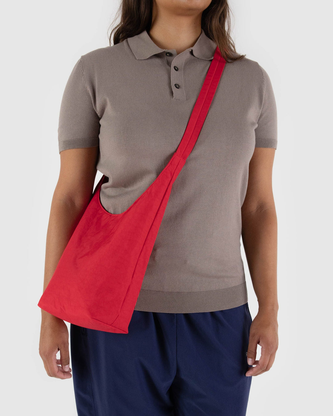 Nylon Sling Bag - Small - Candy Apple Red