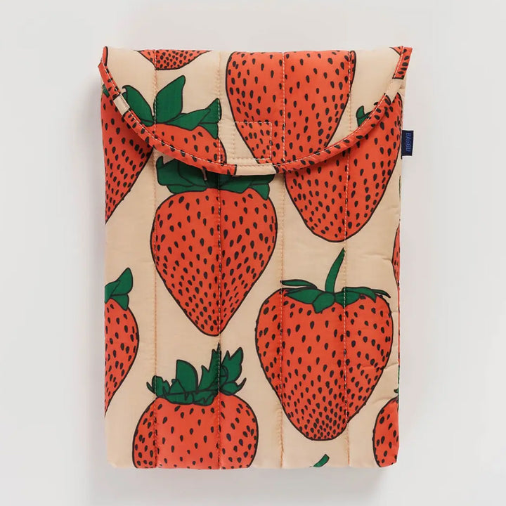 Puffy Laptop Sleeve 13" - Strawberry